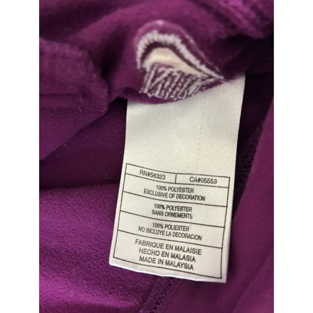 Nike sportswear girls full zip up jacket size M plum purple Athletic